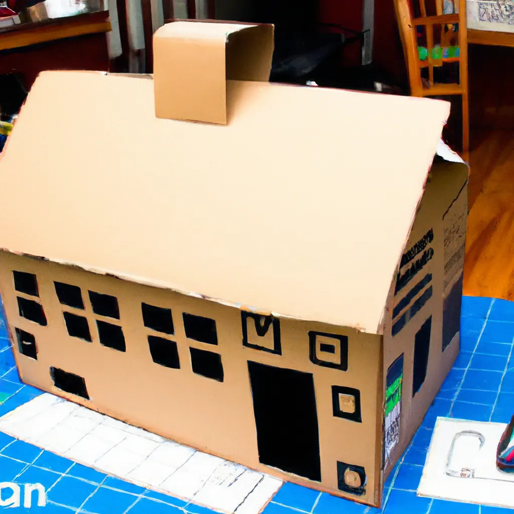 Jak zrobić domek z kartonu?