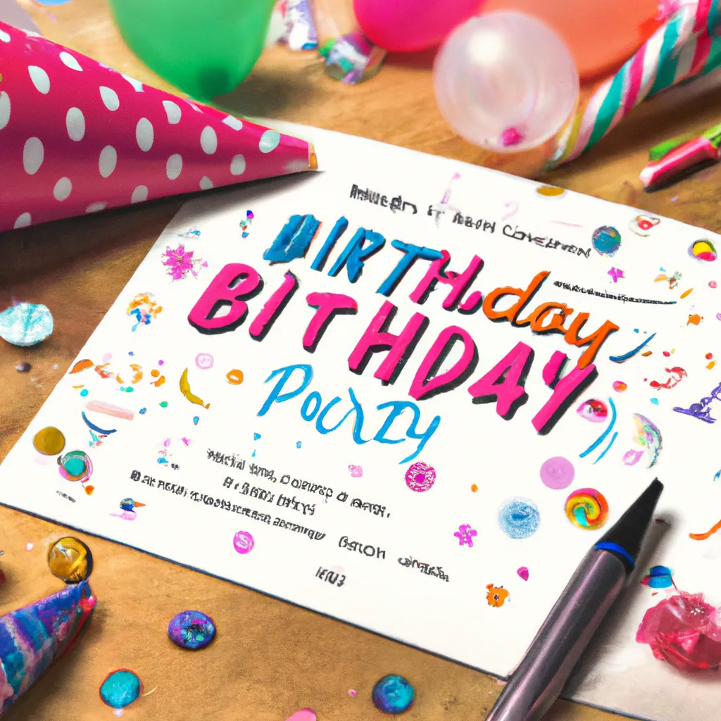 Jak napisać idealne zaproszenie na urodziny? Praktyczny przewodnik!